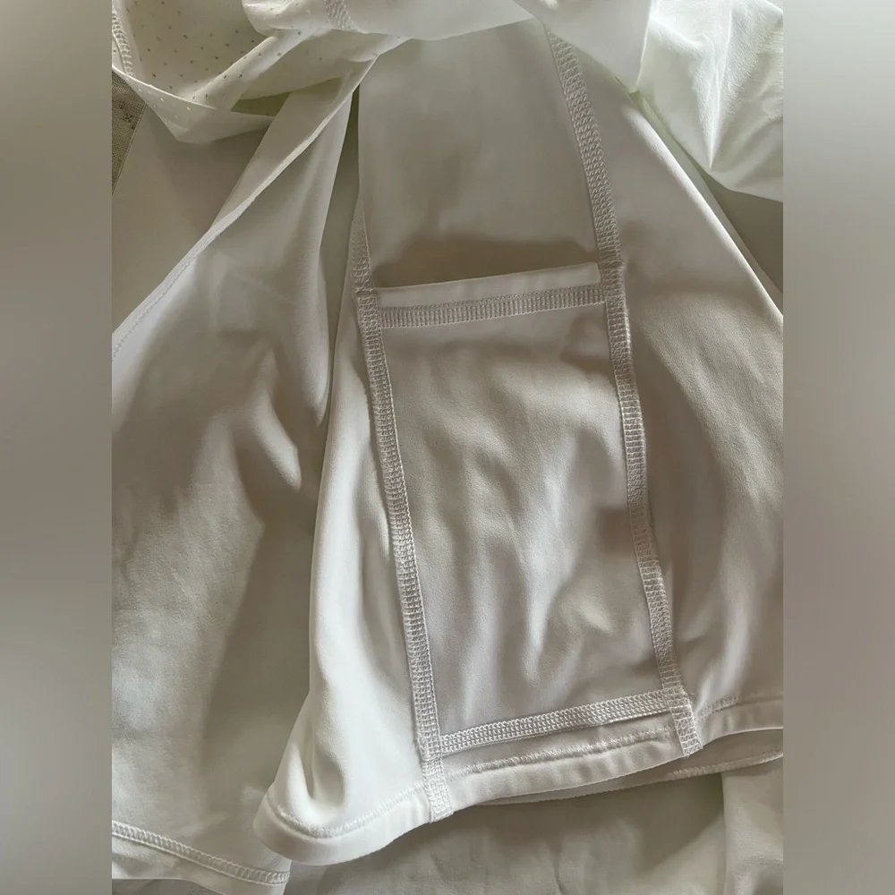 -SPANX white Get Moving Skort UPF 50 + sun protection, interior pocket, size XL